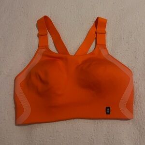 On Running Vibrant Orange Sports Bra